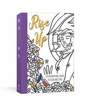 portada Rise up Postcard Book: 24 Inspirational Cards to Color and Send (in English)