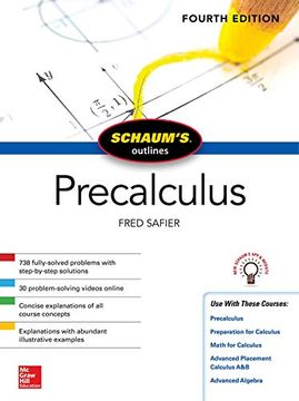 portada Schaum's Outline of Precalculus, Fourth Edition (Schaum's Outlines) (en Inglés)