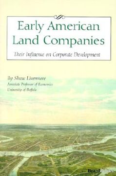 portada early american land companies: their influence on corporate development (en Inglés)