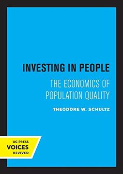 portada Investing in People: The Economics of Population Quality (The Royer Lectures) (in English)