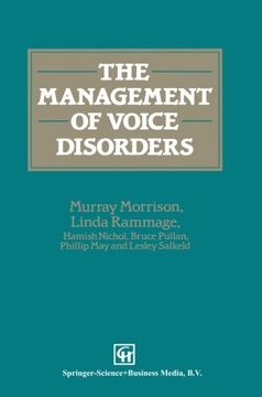 portada The Management of Voice Disorders (Hodder Arnold Publication)