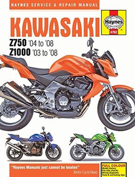 portada Kawasaki Z750 & Z1000 (03 - 08) Haynes Repair Manual (Haynes Powersport) (in English)