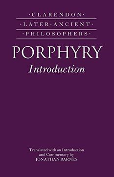 portada Porphyry Introduction (Clarendon Later Ancient Philosophers) (en Inglés)