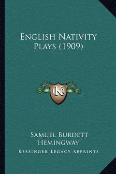 portada english nativity plays (1909) (in English)