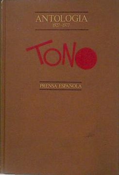 portada Antología 1927-1977. Tono