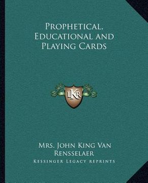 portada prophetical, educational and playing cards (en Inglés)