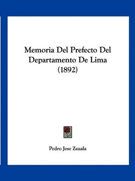 portada Memoria del Prefecto del Departamento de Lima (1892)