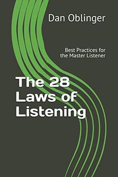 portada The 28 Laws of Listening: Best Practices for the Master Listener (en Inglés)