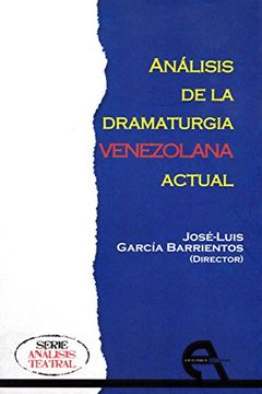 portada Análisis de la Dramaturgia Venezolana Actual (in Spanish)