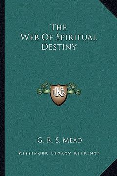 portada the web of spiritual destiny (en Inglés)