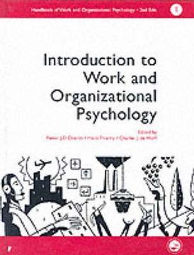 portada a handbook of work and organizational psychology: volume 1: introduction to work and organizational psychology (en Inglés)