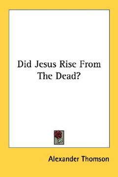 portada did jesus rise from the dead?