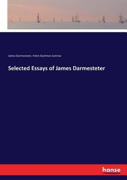 portada Selected Essays of James Darmesteter (in English)