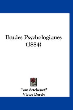 portada Etudes Psychologiques (1884) (en Francés)