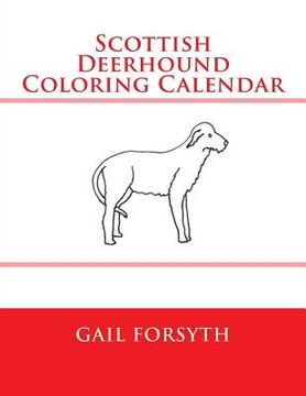 portada Scottish Deerhound Coloring Calendar
