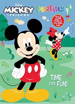 portada Disney Mickey & Friends: Time for Fun!: Colortivity (en Inglés)