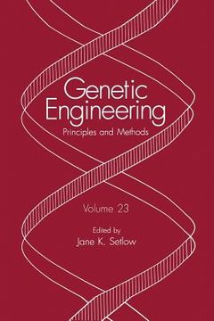 portada Genetic Engineering: Principles and Methods (en Inglés)