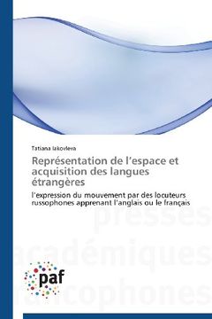 portada Représentation de l'espace et acquisition des langues étrangères