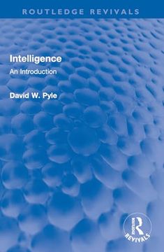portada Intelligence: An Introduction (Routledge Revivals)