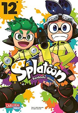 portada Splatoon 12: Das Nintendo-Game als Manga! Ideal für Kinder und Gamer! (12) (en Alemán)