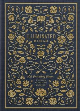 portada ESV Illuminated Bible, Art Journaling Edition (Cloth over Board, Navy) (en Inglés)