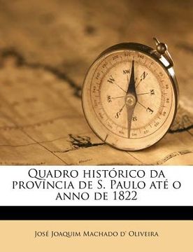 portada Quadro Historico Da Provincia de S. Paulo Ate O Anno de 1822 (en Portugués)