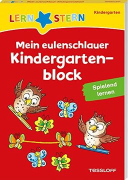portada Lernstern. Mein Eulenschlauer Kindergartenblock. Spielend Lernen (en Alemán)