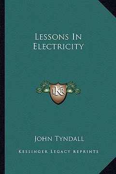portada lessons in electricity (en Inglés)