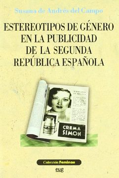 portada Estereotipos de Genero en la Publicidad de la Segunda Republica Española