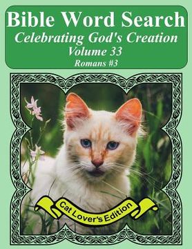 portada Bible Word Search Celebrating God's Creation Volume 33: Romans #3 Extra Large Print (in English)