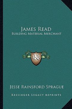 portada james read: building material merchant (in English)