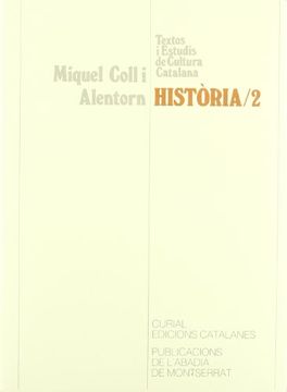 portada Obres Completes de Miquel Coll i Alentorn: Història ii (Textos i Estudis de Cultura Catalana) (en Catalá)