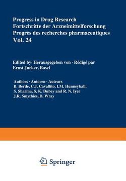 portada Progress in Drug Research / Fortschritte Der Arzneimittelforschung / Progrès Des Recherches Pharmaceutiques (in English)