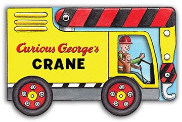 portada Curious George's Crane (mini movers shaped board books) (in English)