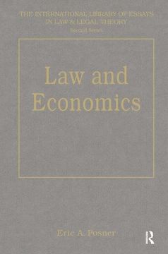 portada Law and Economics (The International Library of Essays in law and Legal Theory (Second Series)) (en Inglés)