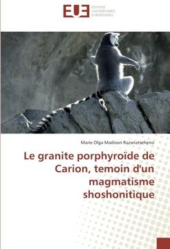 portada Le granite porphyroïde de Carion, temoin d'un magmatisme shoshonitique (French Edition)