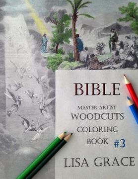portada Bible Master Artist Woodcuts Coloring Book for Adults #3 (en Inglés)