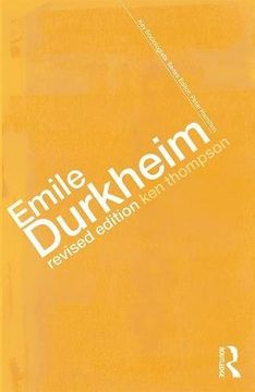 portada Emile Durkheim (Key Sociologists) (en Inglés)