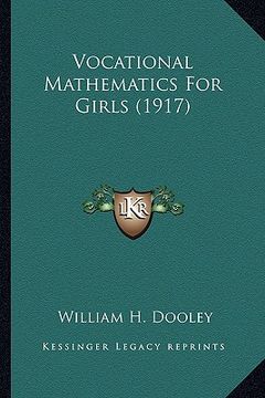portada vocational mathematics for girls (1917) (en Inglés)