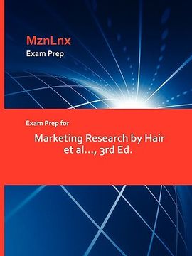 portada exam prep for marketing research by hair et al..., 3rd ed. (en Inglés)