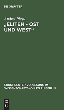 portada "Eliten - ost und West" (Ernst Reuter-Vorlesung im Wissenschaftskolleg zu Berlin) (en Inglés)