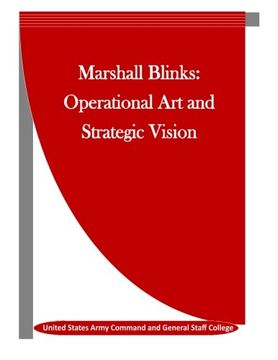 portada Marshall Blinks: Operational Art and Strategic Vision