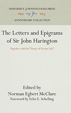 portada The Letters and Epigrams of sir John Harington (en Inglés)