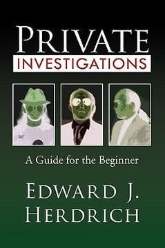 portada private investigations (en Inglés)
