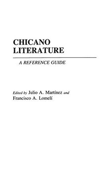 portada Chicano Literature: A Reference Guide (in English)