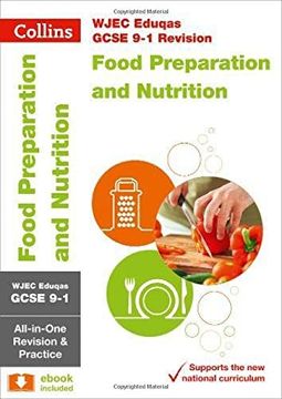 portada Gcse Food Preparation and Nutrition Grade 9-1 Wjec Eduqas Practice and Revision Guide With Free Online q&a Flashcard Download (Collins Gcse 9-1 Revision) (en Inglés)