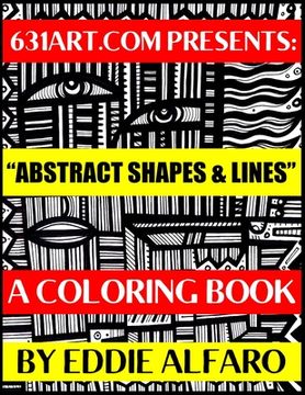 portada Abstract Shapes & Lines: A Coloring Book (en Inglés)