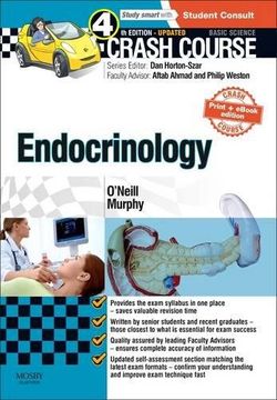 portada Crash Course Endocrinology: Updated Print + E-Book Edition (in English)