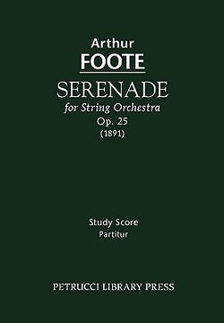 portada serenade for string orchestra, op. 25 - study score