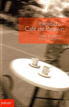 portada Itxoidazu Caffé de Passy-n (Literatura)